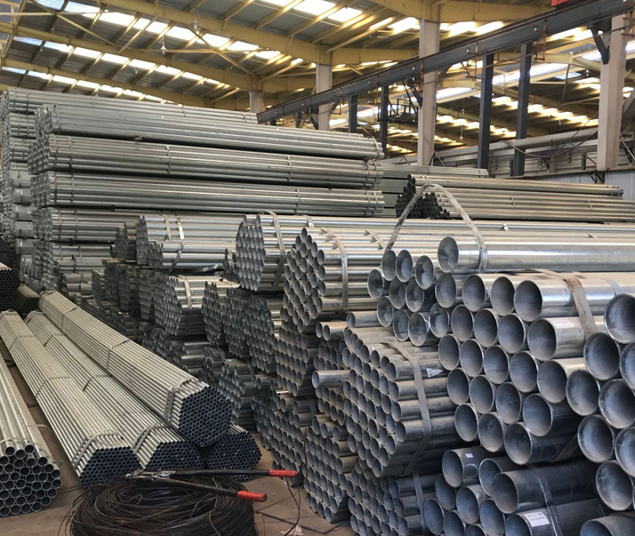 浦东q235b热镀锌带钢管